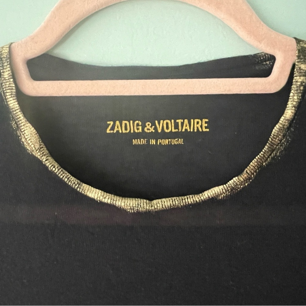 Zadig & Voltaire Willy Foil Long Sleeve Top
Size XS - Picture 5 of 11